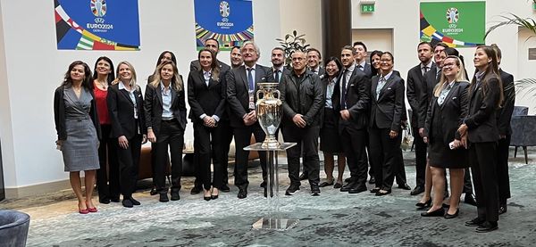 Presidenti i FFK-së, Agim Ademi në Frankfurt për shortin e kualifikimeve “Euro 2024”
