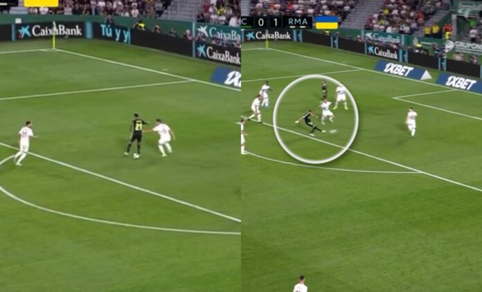 Fitoi Topin e Artë, Benzema vjen me një gol të shkëlqyer në La Liga, por asistimi ishte edhe më i bukur