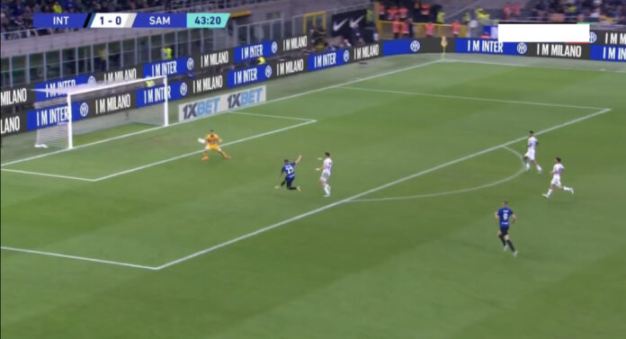 Super Barella, shënon gol të çmendur ndaj Sampdorias (Video)