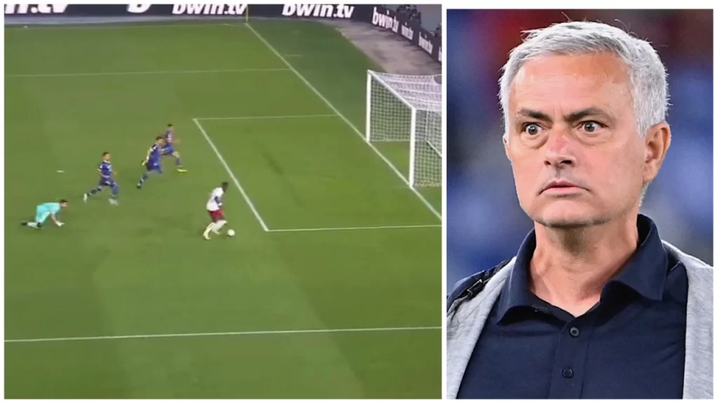 VIDEO/ Gafa e sezonit, Abraham tërbon Mourinhon dhe tifozët e Romës