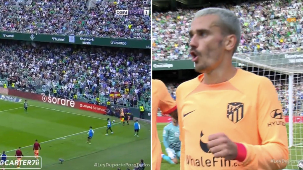 Griezmann ia ”fut flakën”, shënon direkt nga korneri ndaj Betisit (Video)