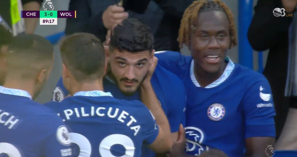 Broja spektakolar, shënon gol në fitoren e Chelseat