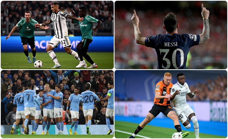 Pjesët e para: Real Madridi, Chelsea dhe City në avantazh, PSG-së s’i mjafton supergoli i Messit, Juve në epërsi ndaj Maccabit