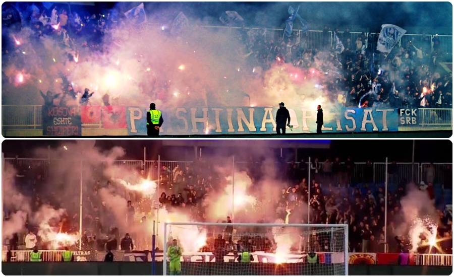 Hedhja e mjeteve piroteknike në stadium, gjobiten Prishtina dhe Drita