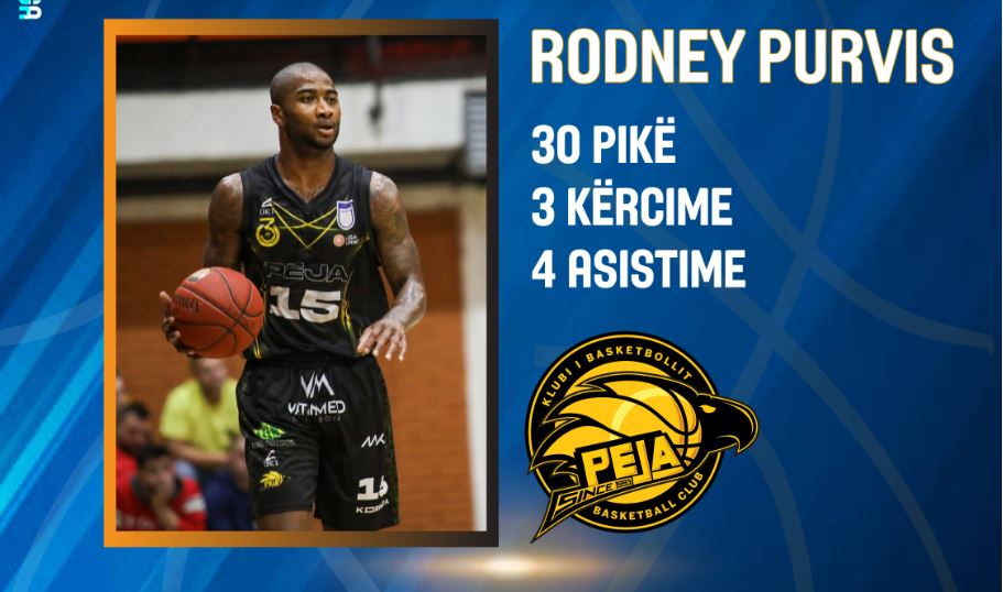 Purvis, MVP i javës së katërt në elitën e basketbollit kosovar