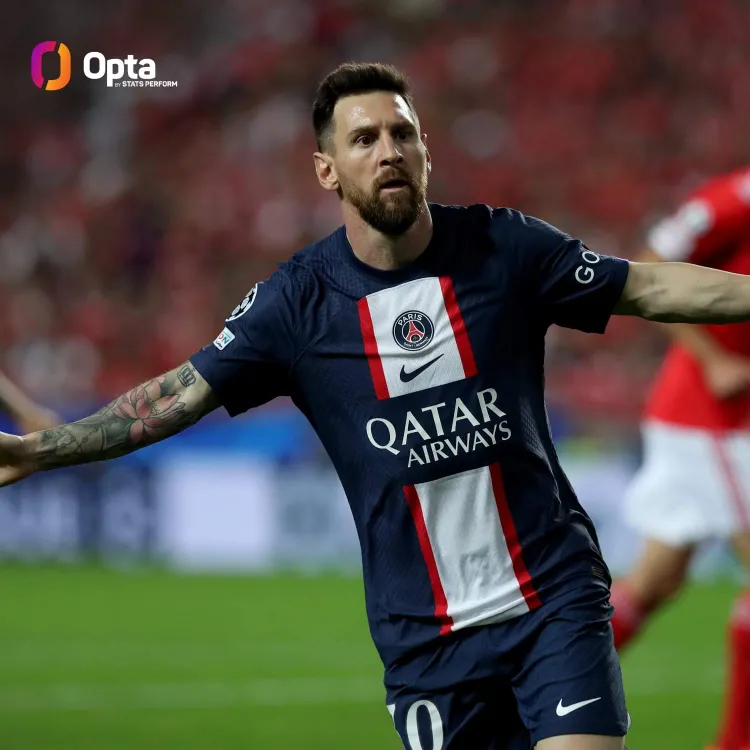 Messi ka shënuar kundër 40 skuadrave në Champions