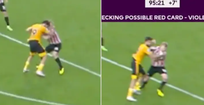 “I çmenduri” Diego Costa godet me kokë kundërshtarin dhe ndëshkohet me të kuq (Video)