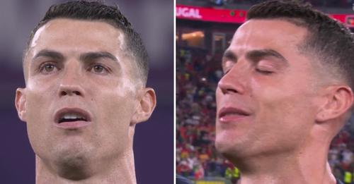 Cristiano Ronaldo nuk përmbahet, qan duke kënduar himnin e Portugalisë
