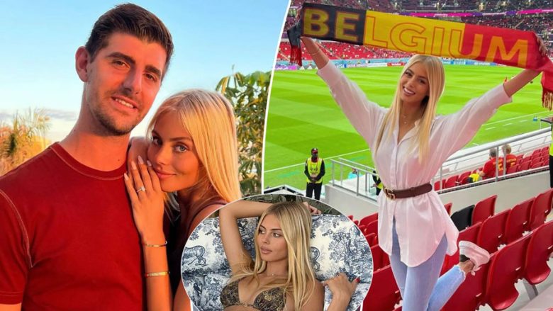 E fejuara e Courtois vazhdon ta shijojë Botërorin – pas imazheve në stadiume, vjen me pozat me bikini