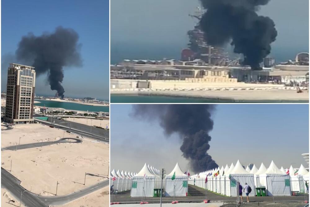 PANIK NË KATAR: Fshati ku qëndrojnë tifozët është në flakë dhe zjarri po përhapet