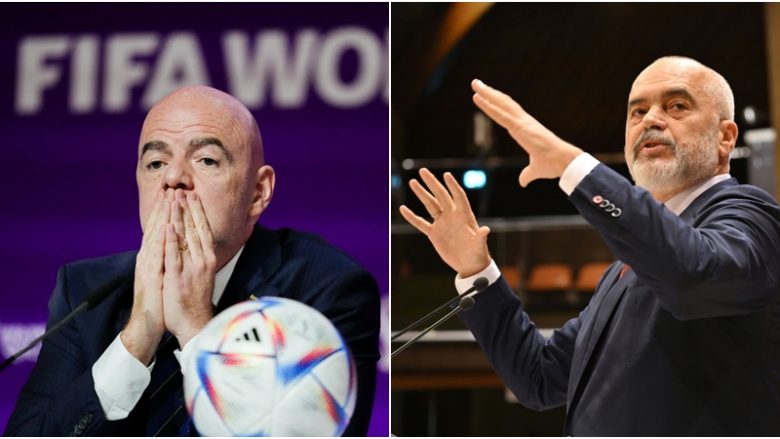 Infantino e përmendi Shqipërinë në deklaratën bombastike të tij nga Katari, Edi Rama ndihet krenar