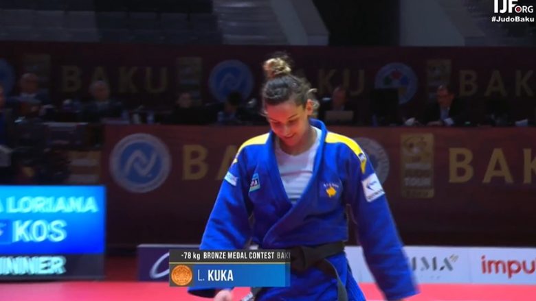 Loriana Kuka fiton medaljen e bronztë në Grand Slamin e Bakut