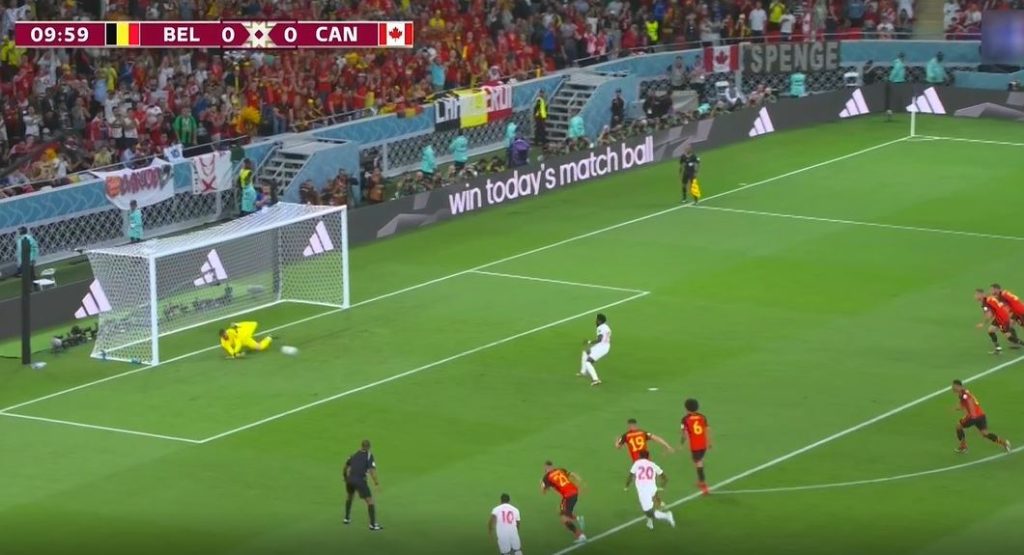 Courtois “hero” i Belgjikës, pret penalltinë e Kanadasë pas dhjetë minutave lojë