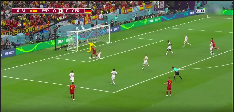 Shpërthen festa, Spanja përpara, Gjermania buzë eliminimit