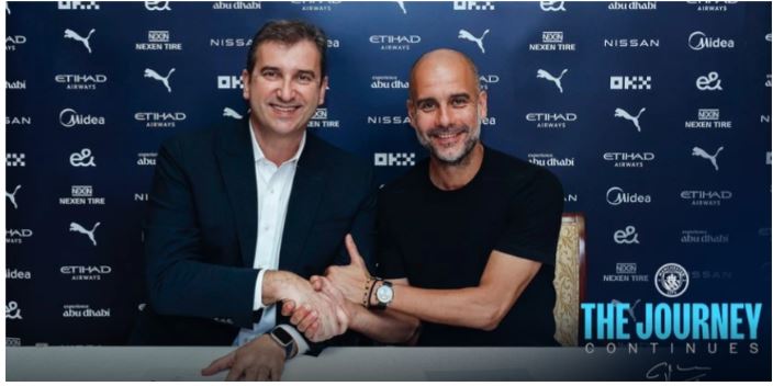 Zyrtare: Pep Guardiola vazhdon kontratën me Manchester Cityn