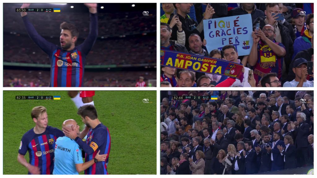 Lot dhe emocione në “Camp Nou”, Pique e mbyll karrierën me fitore