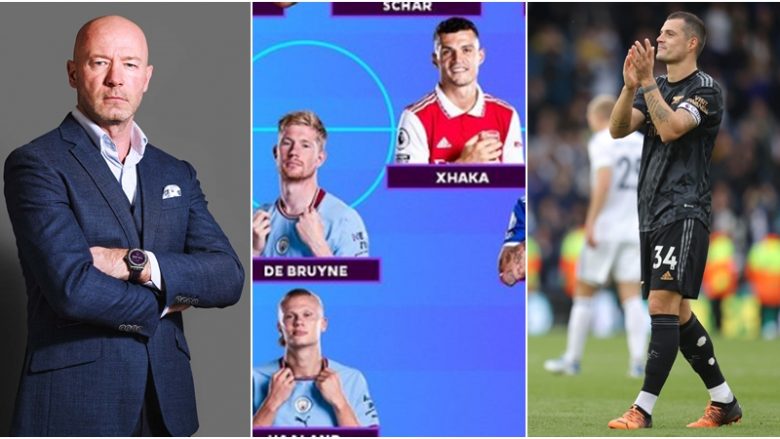 Formacioni i sezonit deri më tani në Ligën Premier nga Alan Shearer, Xhaka përkrah yjeve të mëdha