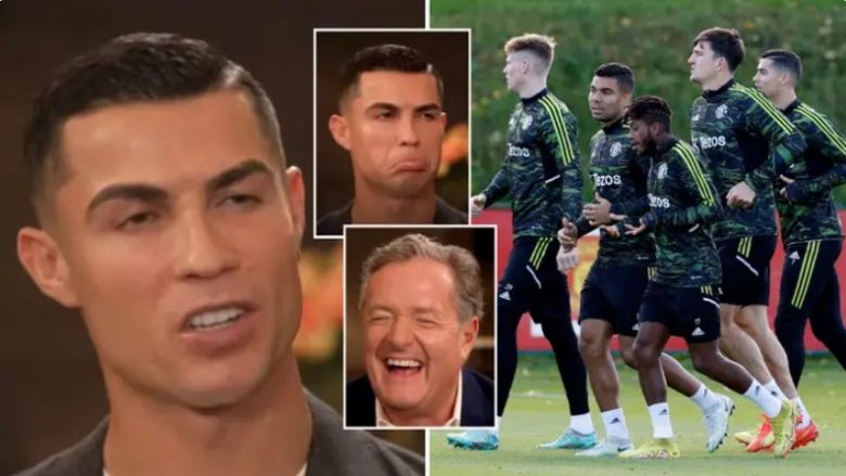 Ronaldo përmendi vetëm tre lojtarë të Man Utd si ‘profesionistë të mëdhenj’ në intervistën e tij të bujshme (emrat)