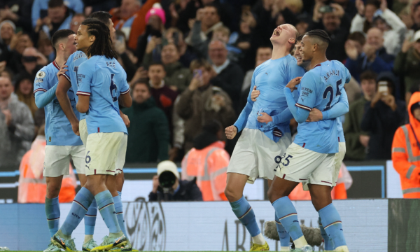 Haaland ia siguron në fund fitoren Man Cityt kundër Fulhamit