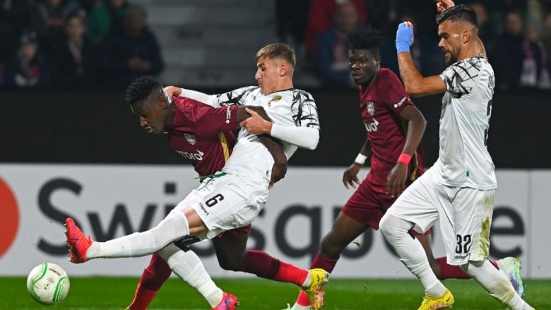 Notat e lojtarëve, Cluj 1-0 Ballkani: Dellova dhe Frashëri më të mirët në fushë