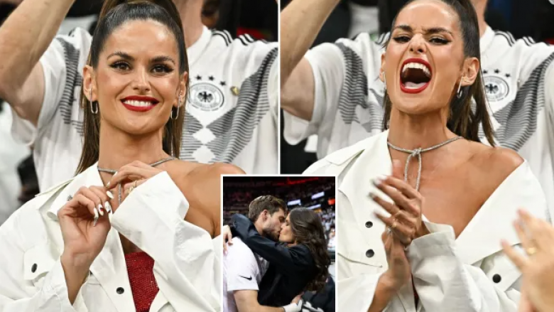 Partnerja e Kevin Trapp, Izabel Goulart tifoze e zjarrtë gjatë ndeshjes së Gjermanisë me Spanjën