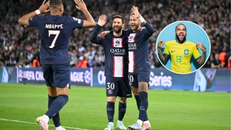 Dani Alves: Mbappe ende nuk e ka kuptuar se Messi dhe Neymar janë yje më të mëdhenj se ai