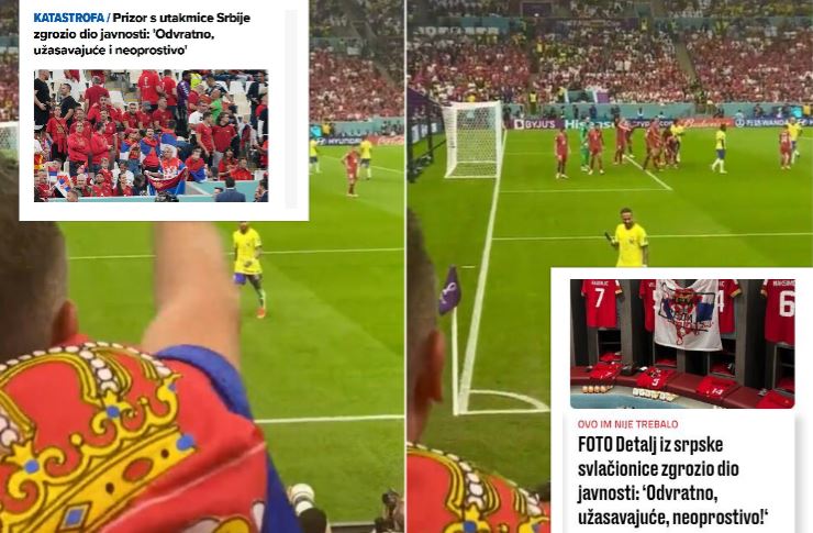 Pas veprimit skandaloz të Serbisë, mediat kroate: Kjo nuk duhej të ndodhte, FIFA të reagojë