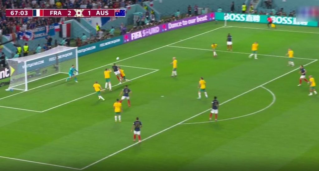 Mbappe dhe Giroud brenda pak minutash e fundosin Australinë (Video)