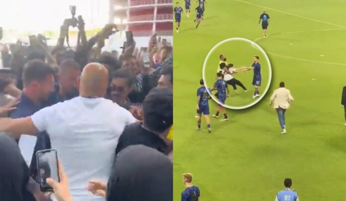 Messi i “shpëton” turmës së madhe në Katar, tifozët eskalojnë kur e shohin legjendën