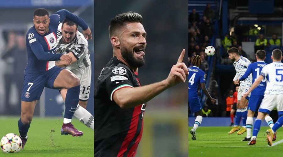 Mbyllen pjesët e para, Juventusi baras me PSG-në, Milani e Chelsea në avantazh
