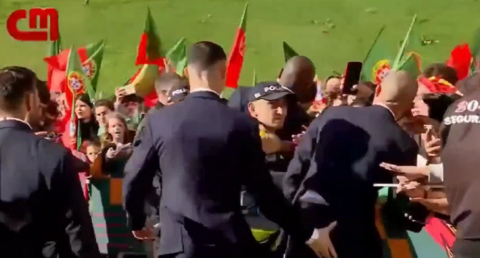 Pamjet që po thyejnë rrjetin, Ronaldo ia prekë b**** Pepes (Video)