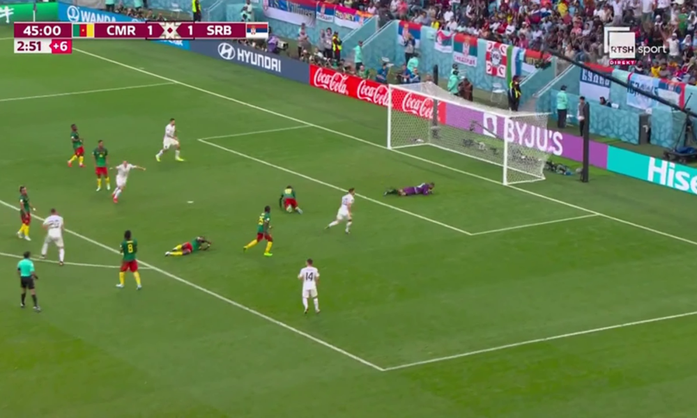 Mbyllet pjesa e parë Kamerun – Serbia