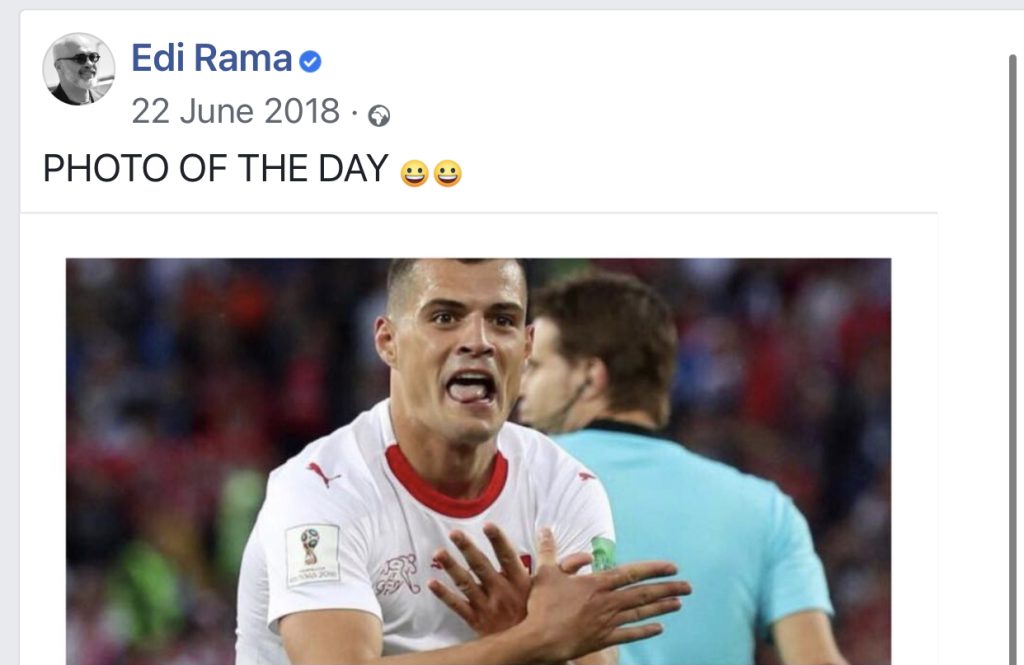 Rama flet për “nacionalizëm qesharak”, por në vitin 2018 mburrej me festën e Xhakës e Shaqirit