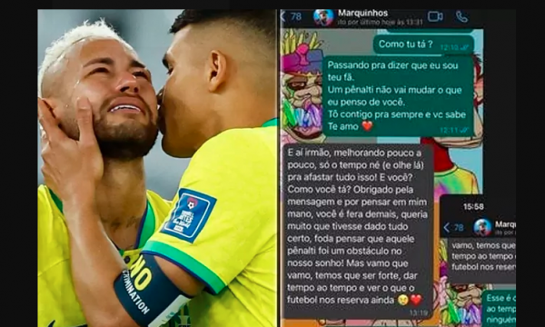 Neymar publikon mesazhet private të bashkëlojtarëve të tij: Dëshironim ta fitonim këtë Botëror