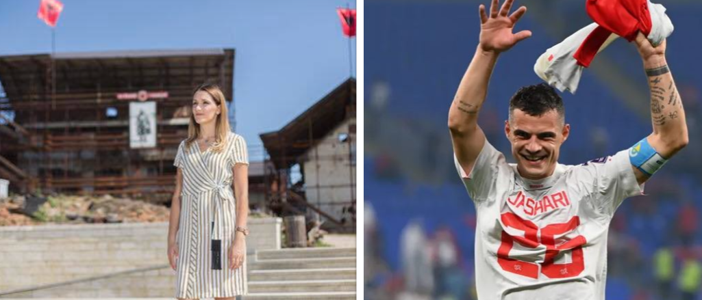 Besarta Jashari poston fotografinë e Xhakës me fanellën “Jashari”