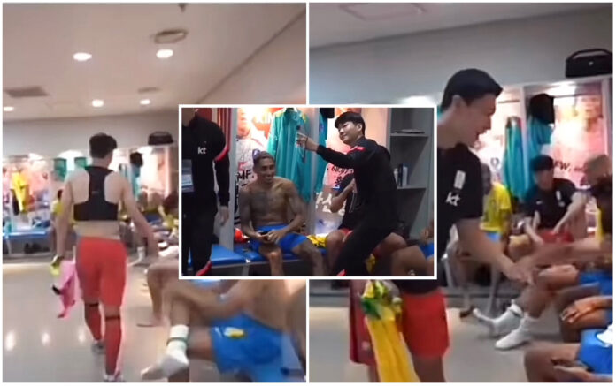 Ky është futbolli! Të gjithë lojtarët e Koresë u futën në dhomat e zhveshjes te Brazili, fotografohen dhe festuan së bashku