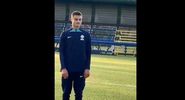 Talenti kosovar Ermir Rashica në prova te Interi (VIDEO)