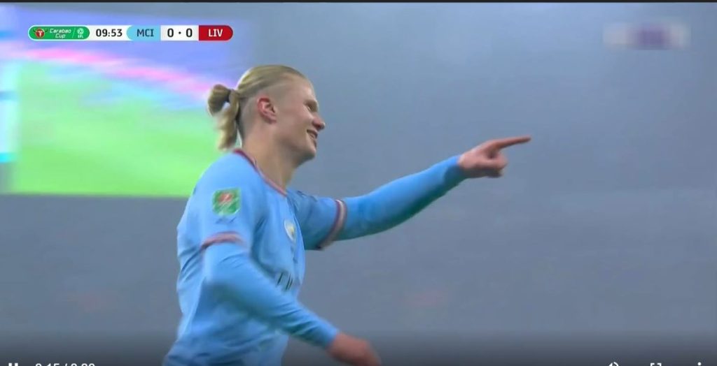 Haaland e nis aty ku e la, shënon supergol për Manchester Cityn