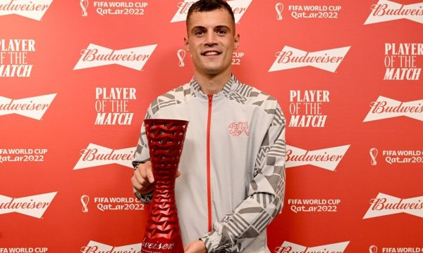 Granit Xhaka shpallet lojtari i ndeshjes në fitoren e madhe ndaj Serbisë
