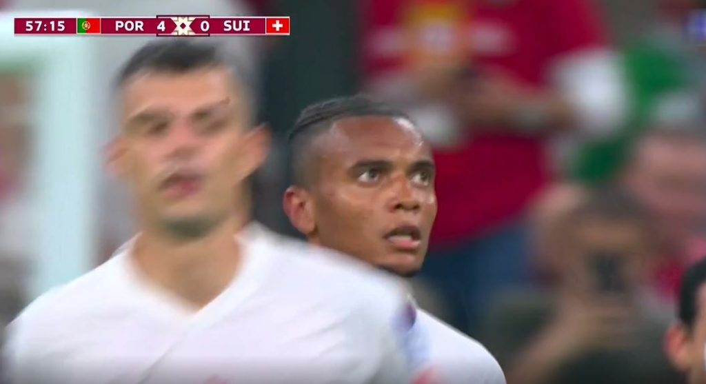 Zvicra e “zbutë” disavantazhin ndaj Portugalisë, shënon Akanji. Xhaka i padukshëm në fushë