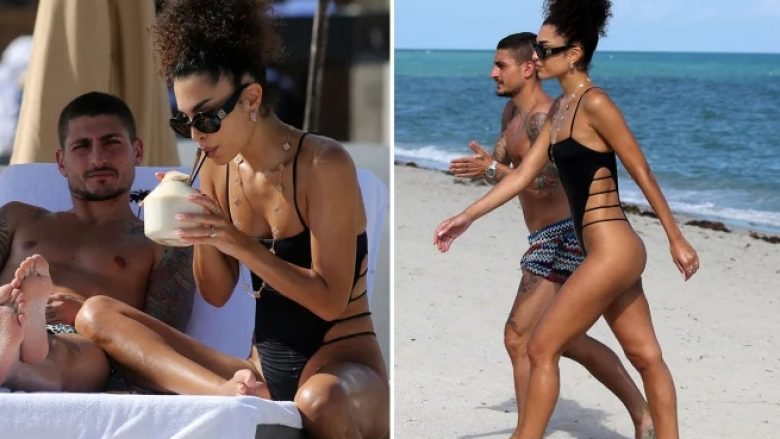 Italia jashtë Botërorit 2022, Marco Verratti e kapërcen zhgënjimin duke u relaksuar në pushime me të dashurën në Miami