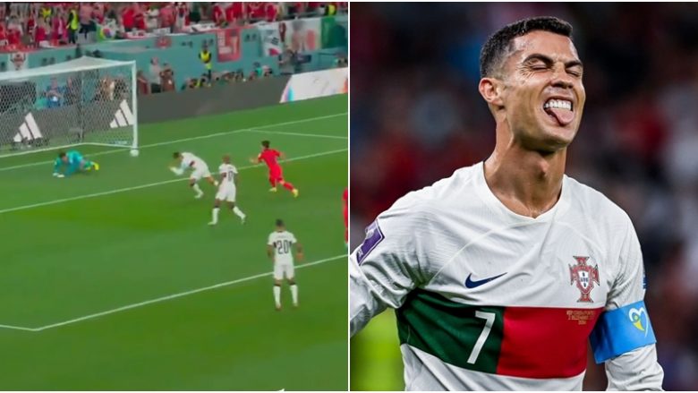 Askush nuk i beson syve se çfarë rasti të artë ka humbur Ronaldo me portën bosh
