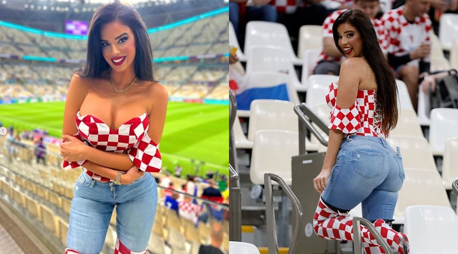 Edhe tifozja e famshme kroate gati për gjysmëfinale, shfaqet në tribuna para ndeshjes me Argjentinën