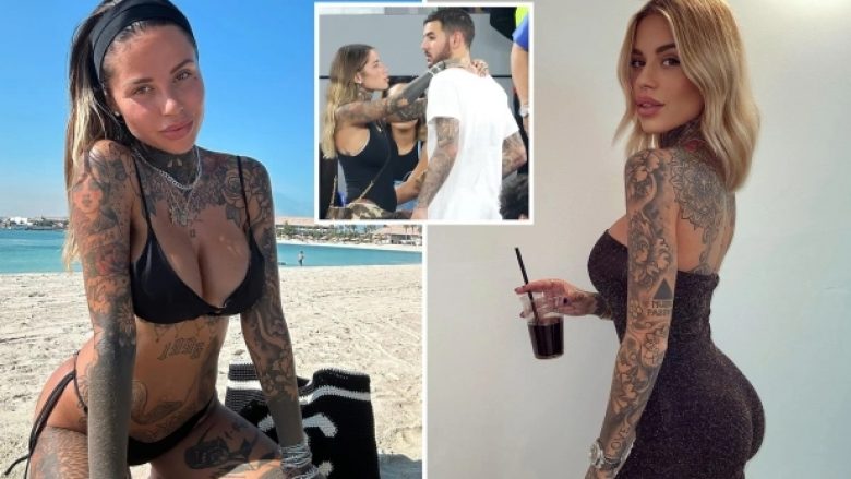 E dashura e Hernandezit, Zoe Cristofoli merr vëmendjen me tatuazhet e saj të shumta gjersa mbështet Francën në Botëror