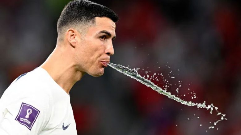 Pse futbollistët pështyjnë në fushë dhe pse i nxjerrin lëngjet pas pirjes