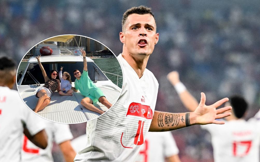 Pasi e kreu misionin me “nokautimin” e Serbisë, Xhaka po kalon pushimet me familje në Dubai