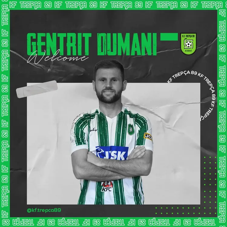 Trepça ’89 përforcohet me Gentrit Dumanin