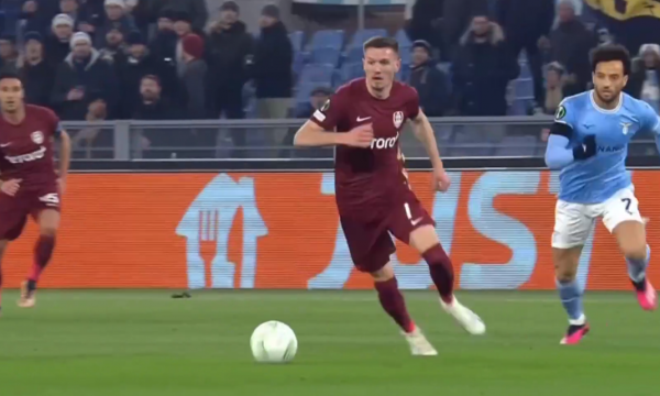 Ermal Krasniqi luan mbi 80 minuta në eliminimin e Clujt ndaj Lazion