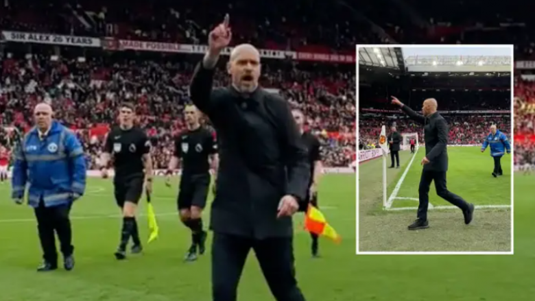 Mentaliteti i tij është i pakrahasueshëm: Erik ten Hag shpjegon atë që u tha tifozëve të Man United pas ndeshjes me Leicesterin