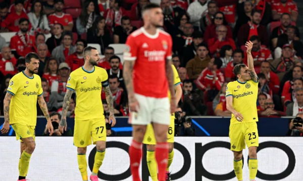 Interi shënon fitore të pastër ndaj Benficas në ndeshjen e parë çerekfinale